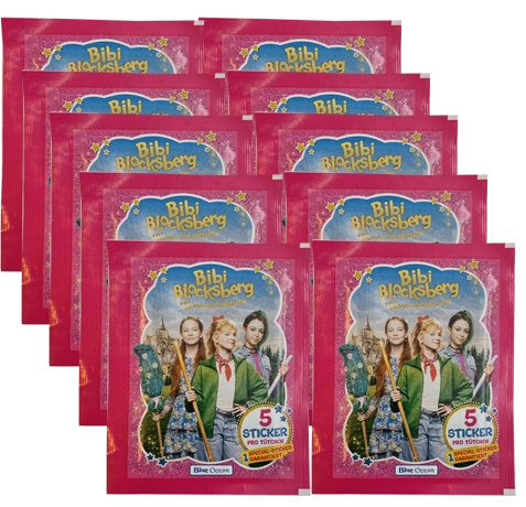 Bibi Blocksberg Das große Hexentreffen Sticker: 10 Sticker-Tüten