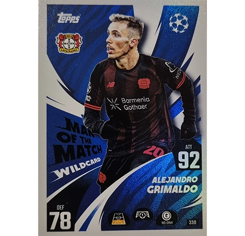 Topps Match Attax Champions League 2025/26 | Nr. 330 Alejandro Grimaldo