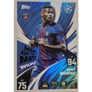Topps Match Attax Champions League 2025/26 | Nr. 332 Nuno Mendes