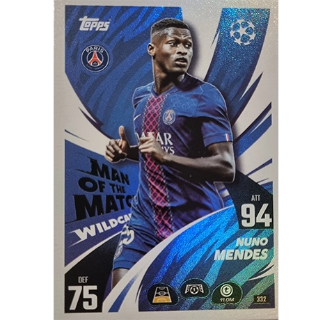 Topps Match Attax Champions League 2025/26 | Nr. 332 Nuno Mendes