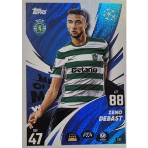 Topps Match Attax Champions League 2025/26 | Nr. 333 Zeno Debast