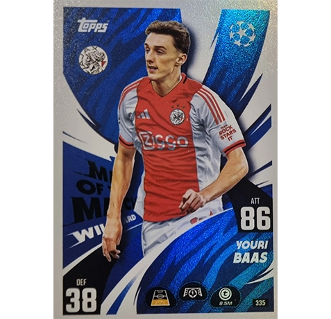 Topps Match Attax Champions League 2025/26 | Nr. 335 Youri Baas