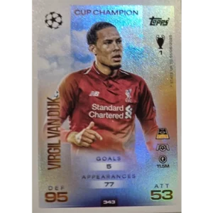 Topps Match Attax Champions League 2025/26 | Nr. 343 Virgil van Dijk