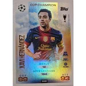 Topps Match Attax Champions League 2025/26 | Nr. 349 Xavi Hernandez