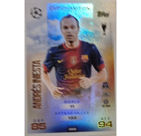 Topps Match Attax Champions League 2025/26 | Nr. 350 Andres Iniesta