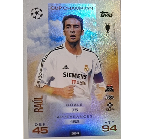 Topps Match Attax Champions League 2025/26 | Nr. 354 Raul