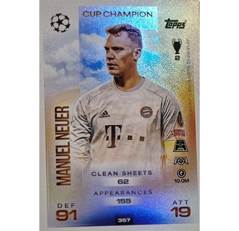 Topps Match Attax Champions League 2025/26 | Nr. 357 Manuel Neuer