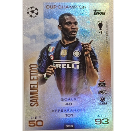 Topps Match Attax Champions League 2025/26 | Nr. 359 Samuel Etoo