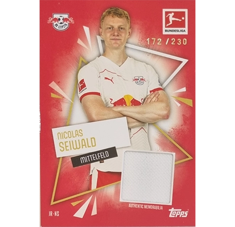 Topps Match Attax Bundesliga 2025/26 | JR-NS Nicolas Seiwald Memorabilia 172/230