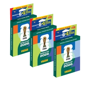 Panini FIFA World Cup 2026 Sticker Eco Blister Ver. 1 – 3er-Set mit 18 Tüten und 126 Stickern