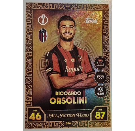 Topps Match Attax Champions League 2025/26 | Nr. 376 Riccardo Orsolini