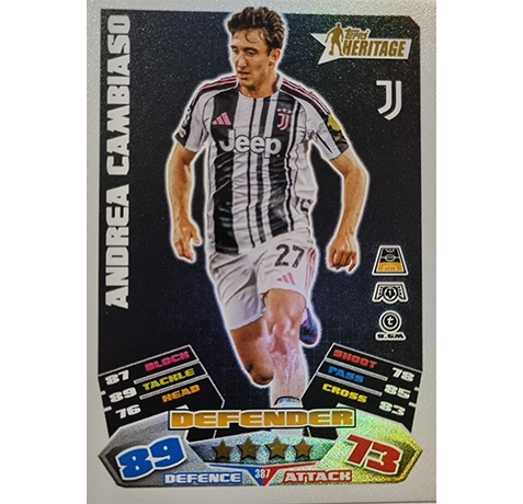 Topps Match Attax Champions League 2025/26 | Nr. 387 Andrea Cambiaso