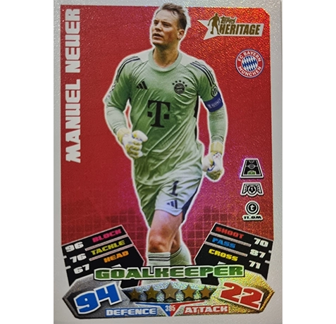 Topps Match Attax Champions League 2025/26 | Nr. 395 Manuel Neuer