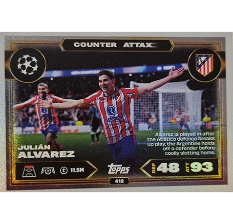 Topps Match Attax Champions League 2025/26 | Nr. 412 Julian Alvarez