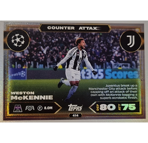 Topps Match Attax Champions League 2025/26 | Nr. 414 Weston McKennie