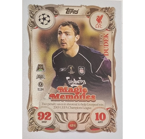 Topps Match Attax Champions League 2025/26 | Nr. 424 Jerzy Dudek