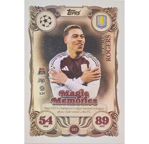Topps Match Attax Champions League 2025/26 | Nr. 427 Morgan Rogers