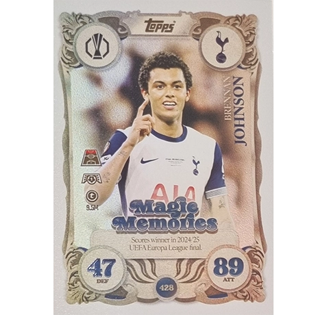 Topps Match Attax Champions League 2025/26 | Nr. 428 Brennan Johnson