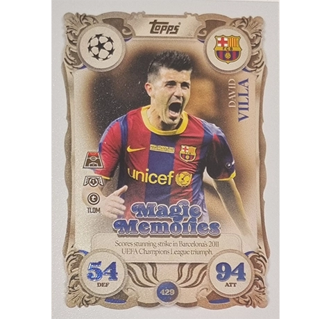 Topps Match Attax Champions League 2025/26 | Nr. 429 David Villa