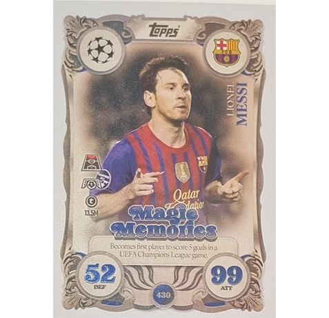 Topps Match Attax Champions League 2025/26 | Nr. 430 Lionel Messi