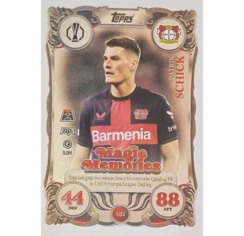 Topps Match Attax Champions League 2025/26 | Nr. 437 Patrick Schick