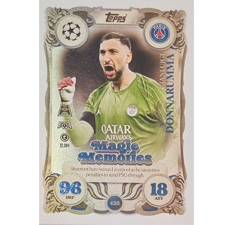 Topps Match Attax Champions League 2025/26 | Nr. 438 Gianluigi Donnarumma