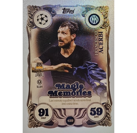 Topps Match Attax Champions League 2025/26 | Nr. 439 Francesco Acerbi