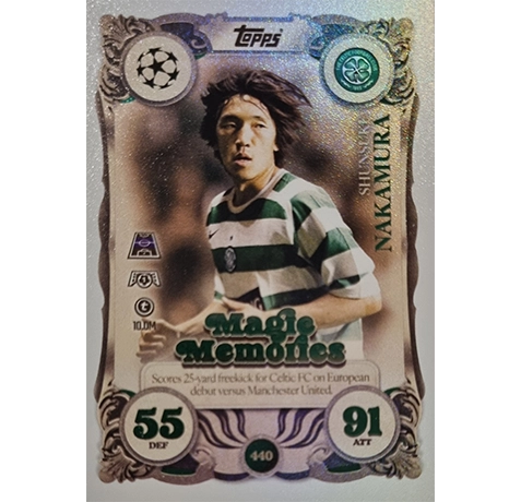 Topps Match Attax Champions League 2025/26 | Nr. 440 Shunsuke Nakamura