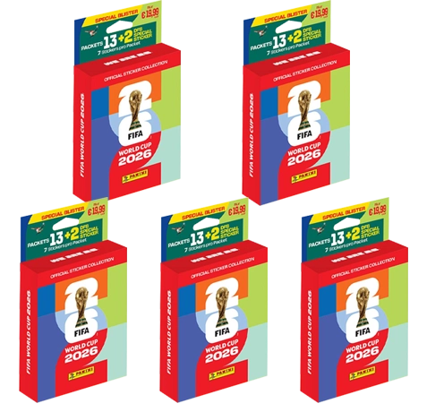 Panini FIFA World Cup 2026 Eco Blister XL 5er Set