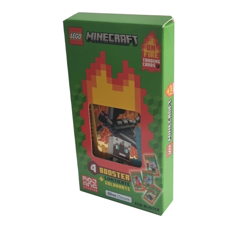 Blue Ocean LEGO Minecraft Serie 3 On Fire Trading Cards | Eco Blister Pack