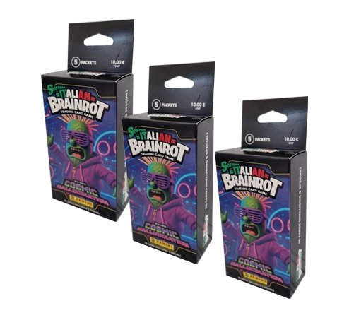 nini Skifidol Italian Brainrot Trading Cards Serie 2 Eco Blister Bundle – 3x Blister (105 Karten)