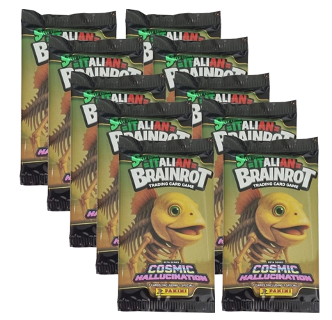 Panini Brainrot Trading Cards Serie 2 10 Booster Bundle