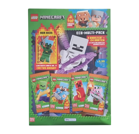 LEGO Minecraft Serie 3 On Fire Trading Cards Multipack