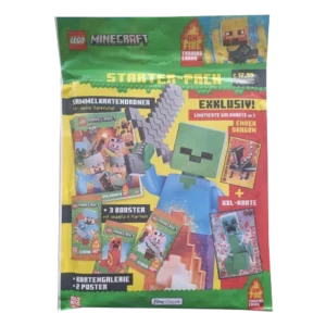 LEGO Minecraft Serie 3 On Fire Trading Cards Starter Pack