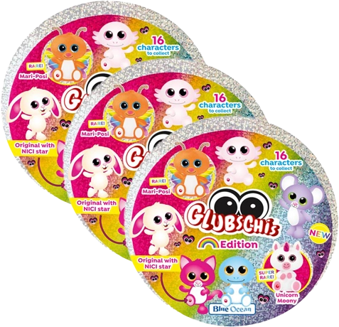 Glubschis Serie 6 Rainbow Edition 3er Bundle