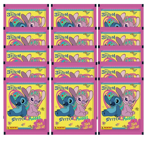 Panini Stitch & Angel Stickertüten Set mit 15 Stickertüten