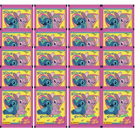 Panini Stitch & Angel Stickertüten Set mit 20 Stickertüten