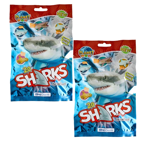 Sharks Planet WOW 3 Blindbags Set mit 3 Sammeltüten von Blue Ocean Entertainment