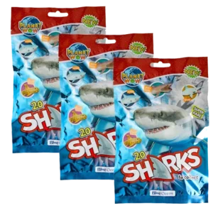 Sharks Planet WOW 3 Blindbags Set mit 3 Sammeltüten von Blue Ocean Entertainment