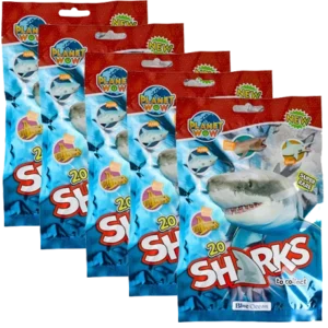 Sharks Planet WOW 5 Blindbags Set mit 5 Sammeltüten von Blue Ocean Entertainment