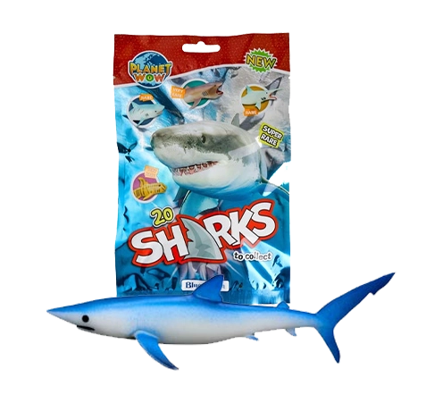 Sharks Planet WOW Blauhai Glow in the Dark Figur von Blue Ocean