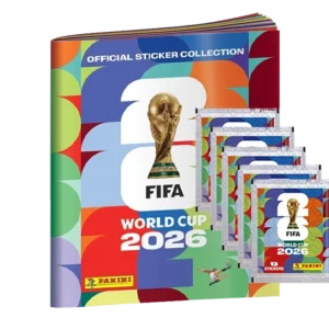 Panini FIFA World Cup 2026 Sticker Schnupperbundle – Softcover Album + 5 Stickertüten mit 35 Stickern