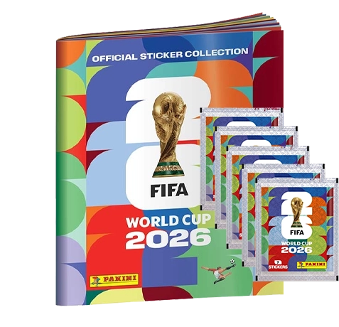 Panini FIFA World Cup 2026 Sticker Schnupperbundle Album + 5 Tüten