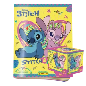 Panini Stitch & Angel Stickeralbum mit Display und 36 Stickertüten