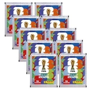 Panini FIFA World Cup 2026 Stickertüten kaufen – 10er Nachfüllbundle mit 10 Stickertüten und 70 Stickern