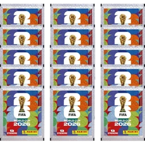 Panini FIFA World Cup 2026 Stickertüten kaufen – 15er Vorteilsbundle mit 15 Stickertüten und 105 Stickern