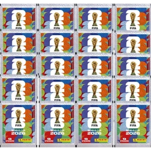 Panini FIFA World Cup 2026 Stickertüten kaufen – 20er XXL Nachfüllbundle mit 20 Stickertüten und 140 Stickern