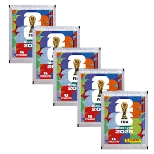 Panini FIFA World Cup 2026 Stickertüten kaufen – 5er Auffüllbundle mit 5 Stickertüten und 35 Stickern
