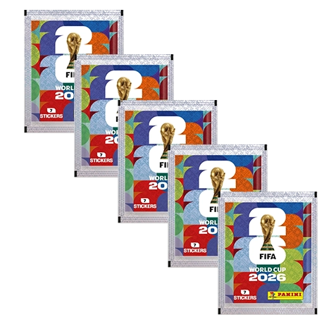 Panini FIFA World Cup 2026 Stickertüten 5er Auffüllbundle