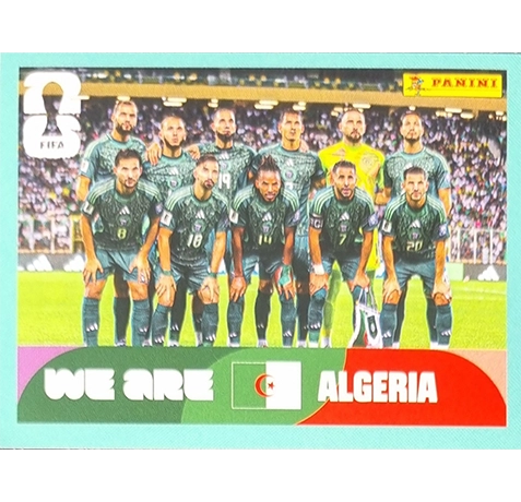 Panini FIFA World Cup 2026 Algerien Sticker ALG 1-20